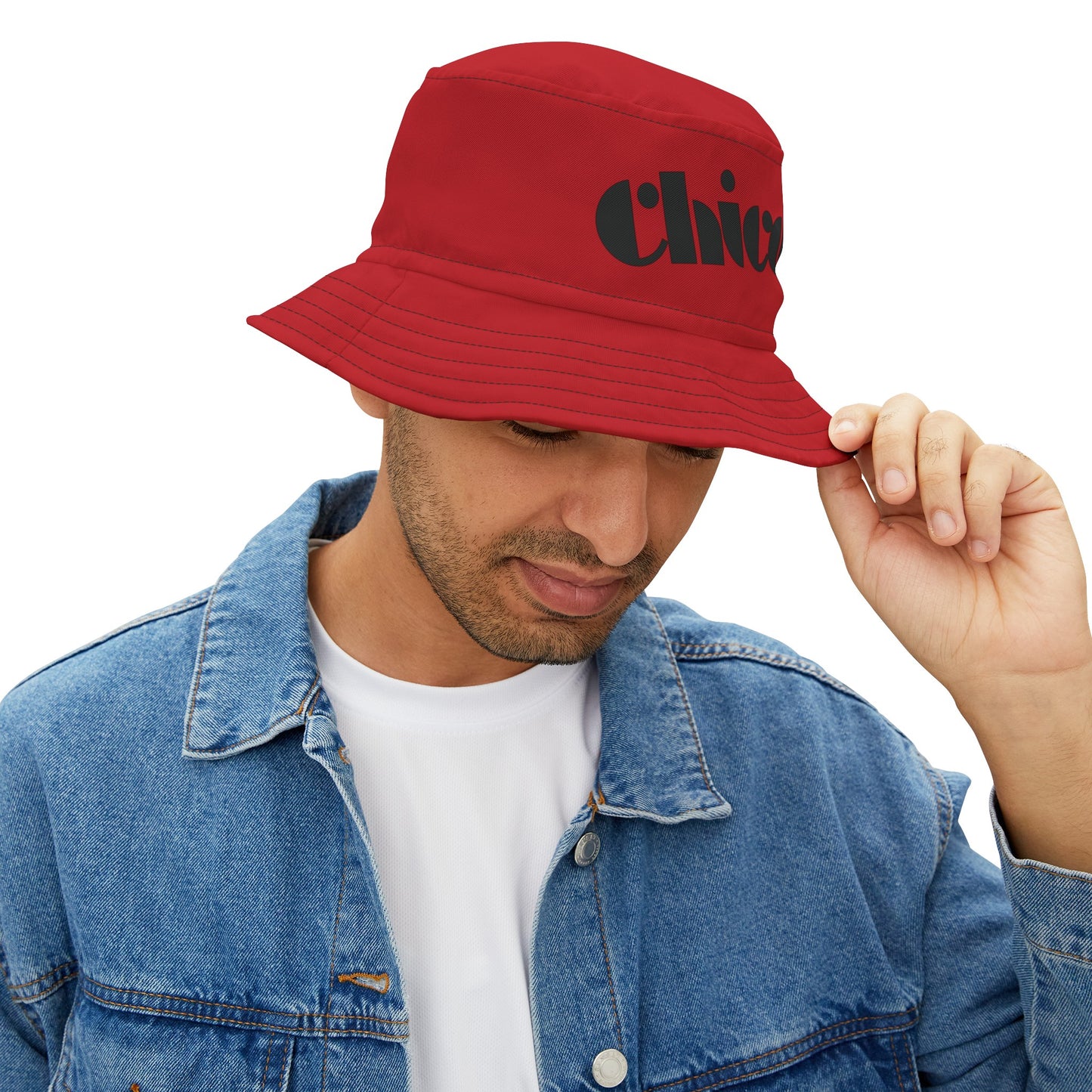 Chicago Bucket Hat - Red