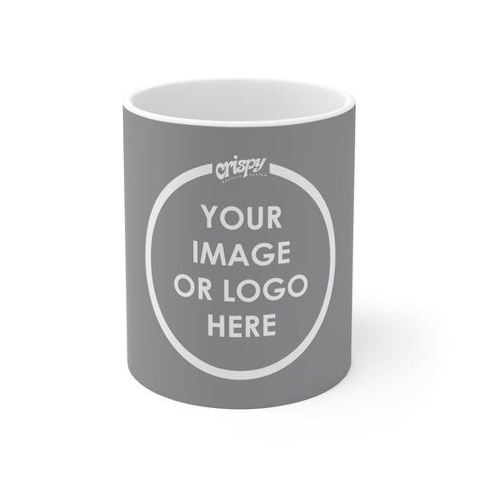 Personalized Ceramic Mug (11oz) by Crispy Graphics