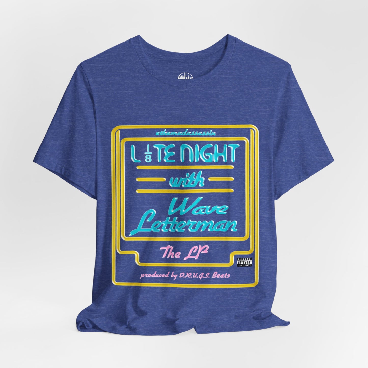 ethemadassassin - LATE NIGHT WITH WAVE LETTERMAN Unisex Tee