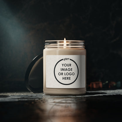 Personalized Scented Soy Candles (9oz) by Crispy Graphics