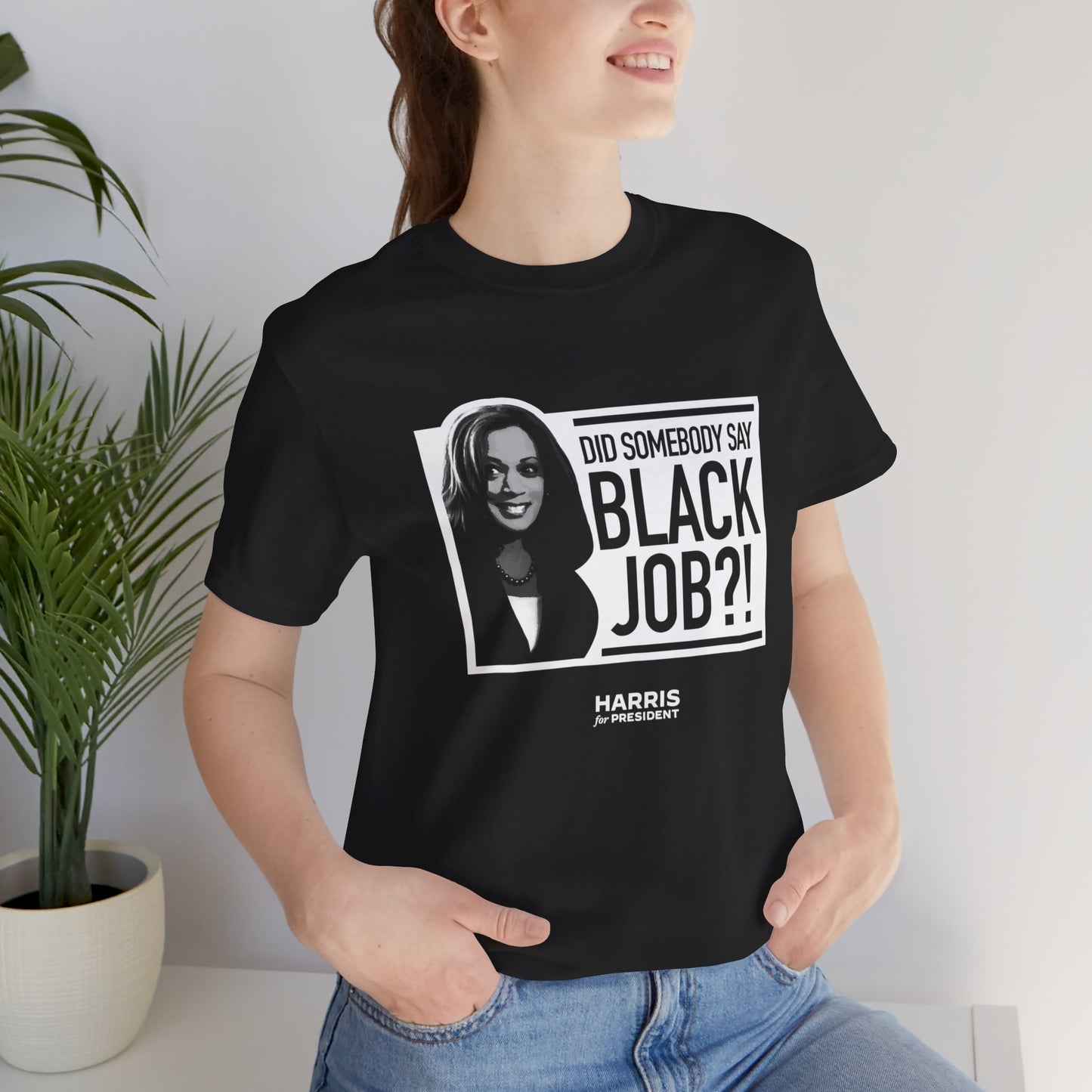 Kamala Black Job - Unisex Short Sleeve T-shirt