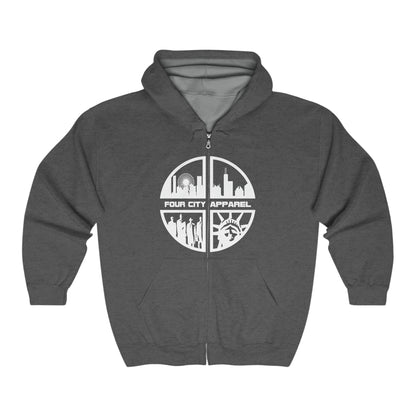 Four City Logo Zip-up Hoodie