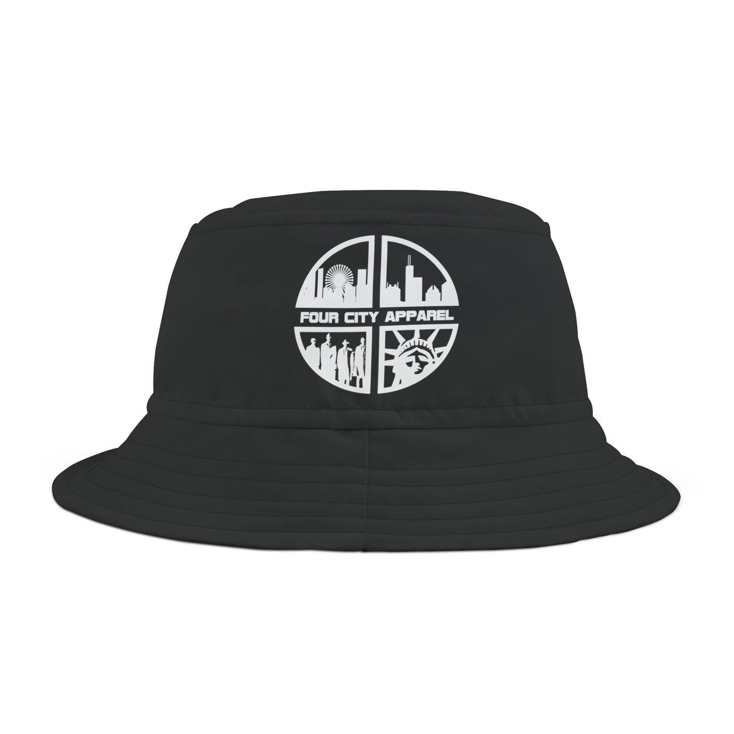 Four City Bucket Hat (Blue or Black)