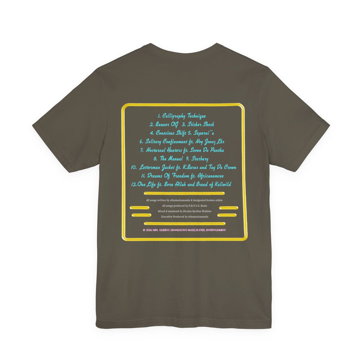 ethemadassassin - LATE NIGHT WITH WAVE LETTERMAN Unisex Tee