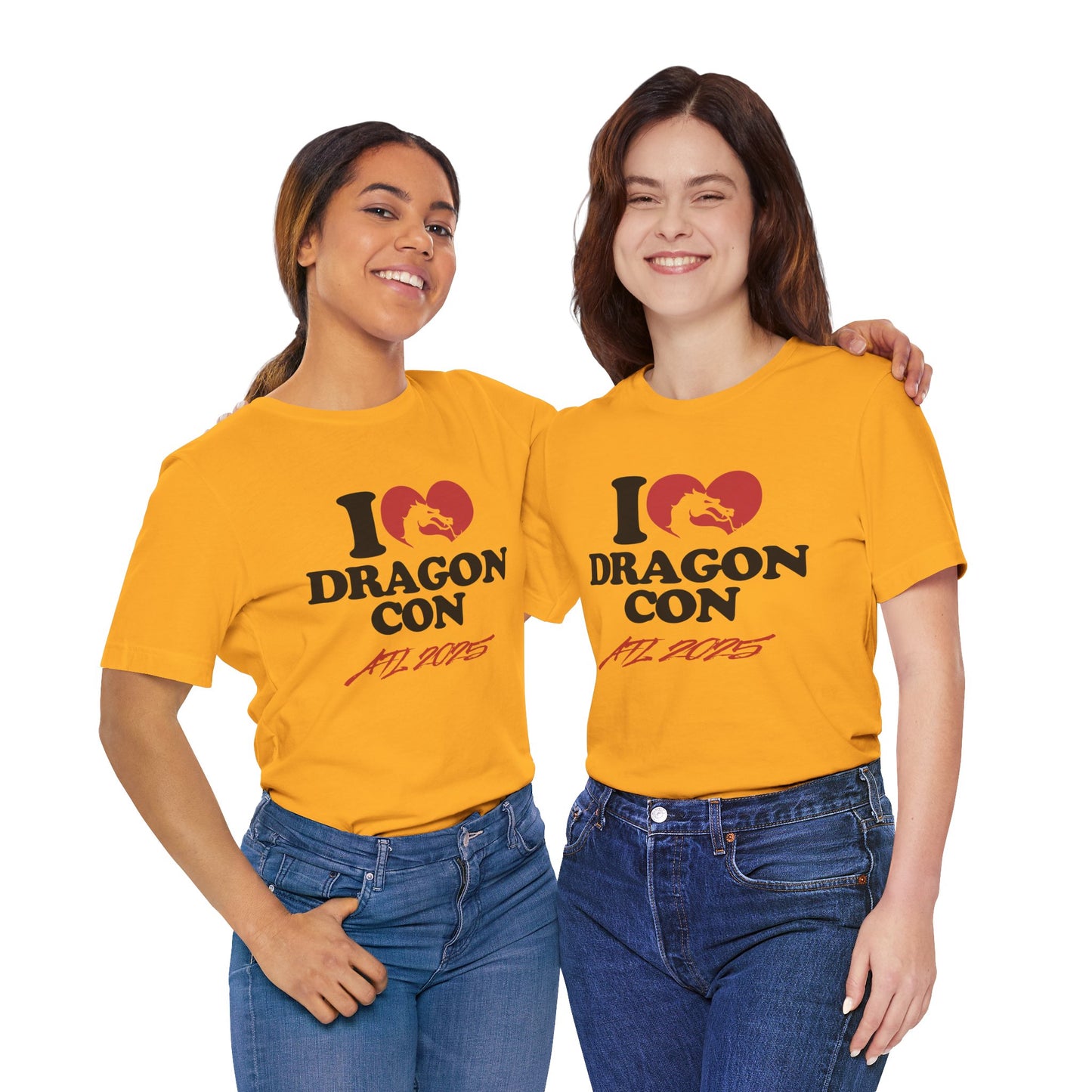 I Love Dragon Con Short Sleeve Tee, Unisex Dragon Con T-Shirt, Convention Shirt, Geek Apparel, Fan Event Tee