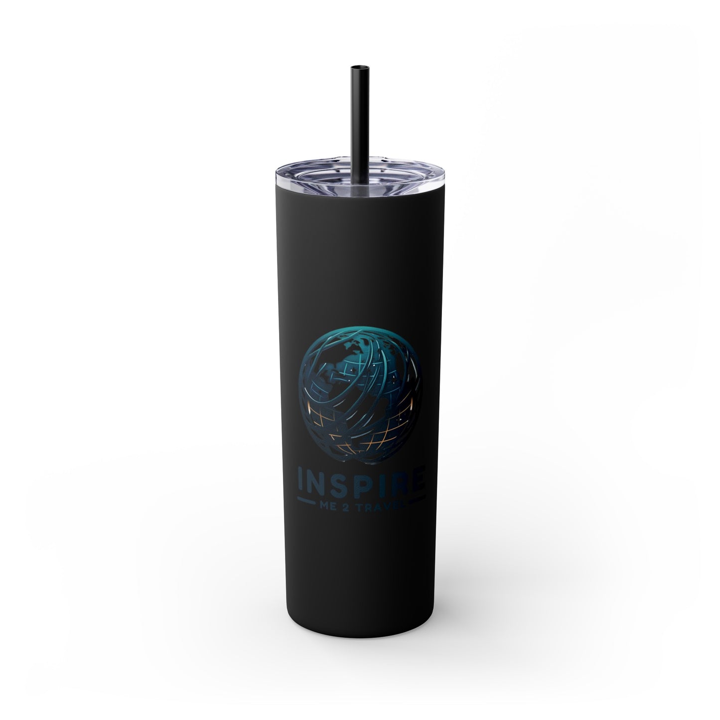 Inspire Me 2 Travel - Skinny Tumbler with Straw, 20oz