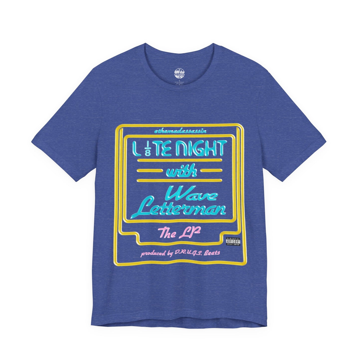 ethemadassassin - LATE NIGHT WITH WAVE LETTERMAN Unisex Tee