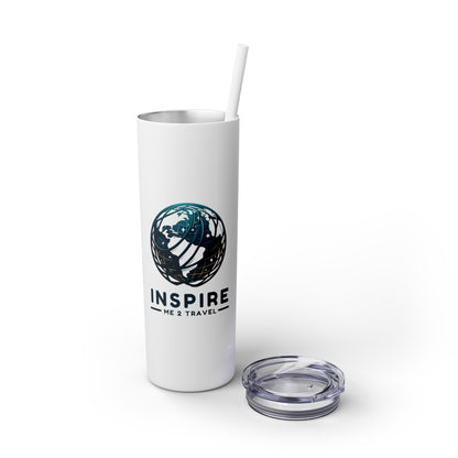 Inspire Me 2 Travel - Skinny Tumbler with Straw, 20oz