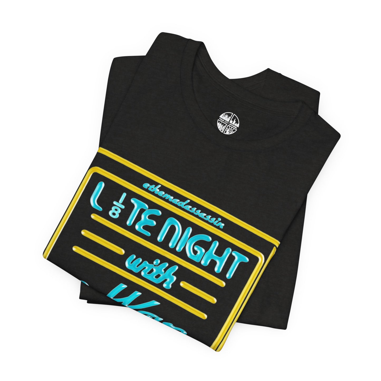 ethemadassassin - LATE NIGHT WITH WAVE LETTERMAN Unisex Tee