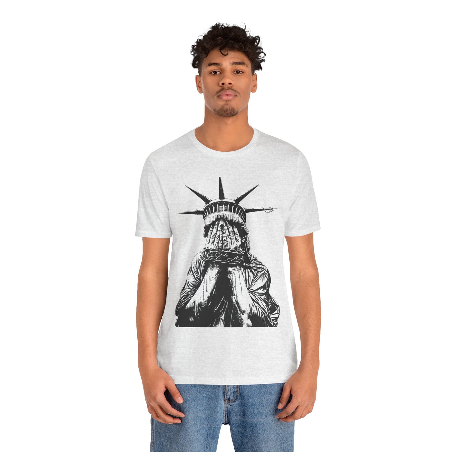 CHAINED LIBERTY - Unisex Short Sleeve T-Shirt