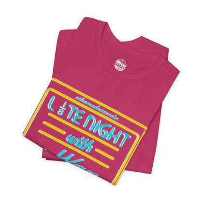 ethemadassassin - LATE NIGHT WITH WAVE LETTERMAN Unisex Tee