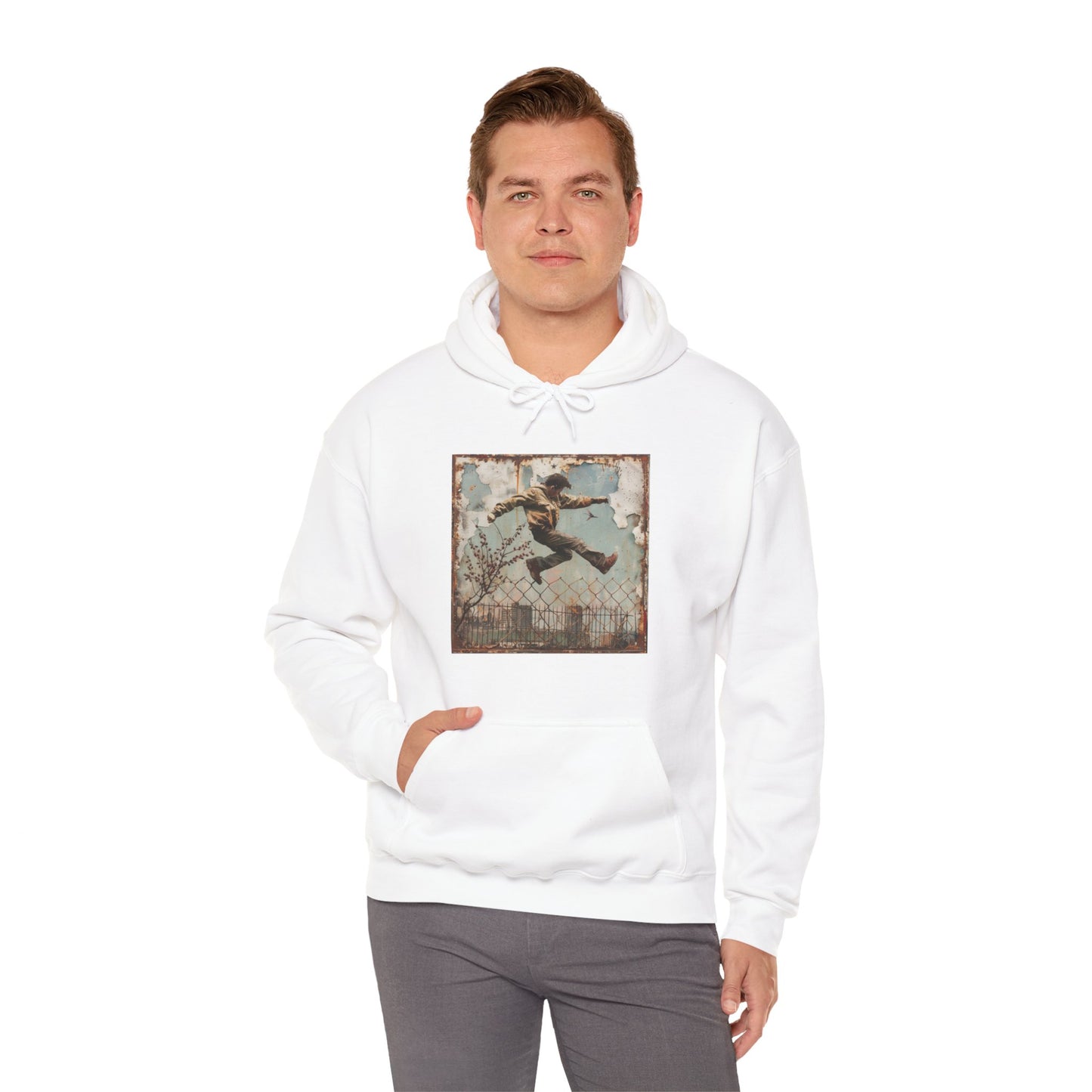 HOPPING THE FENCE - Hooded Sweatshirt