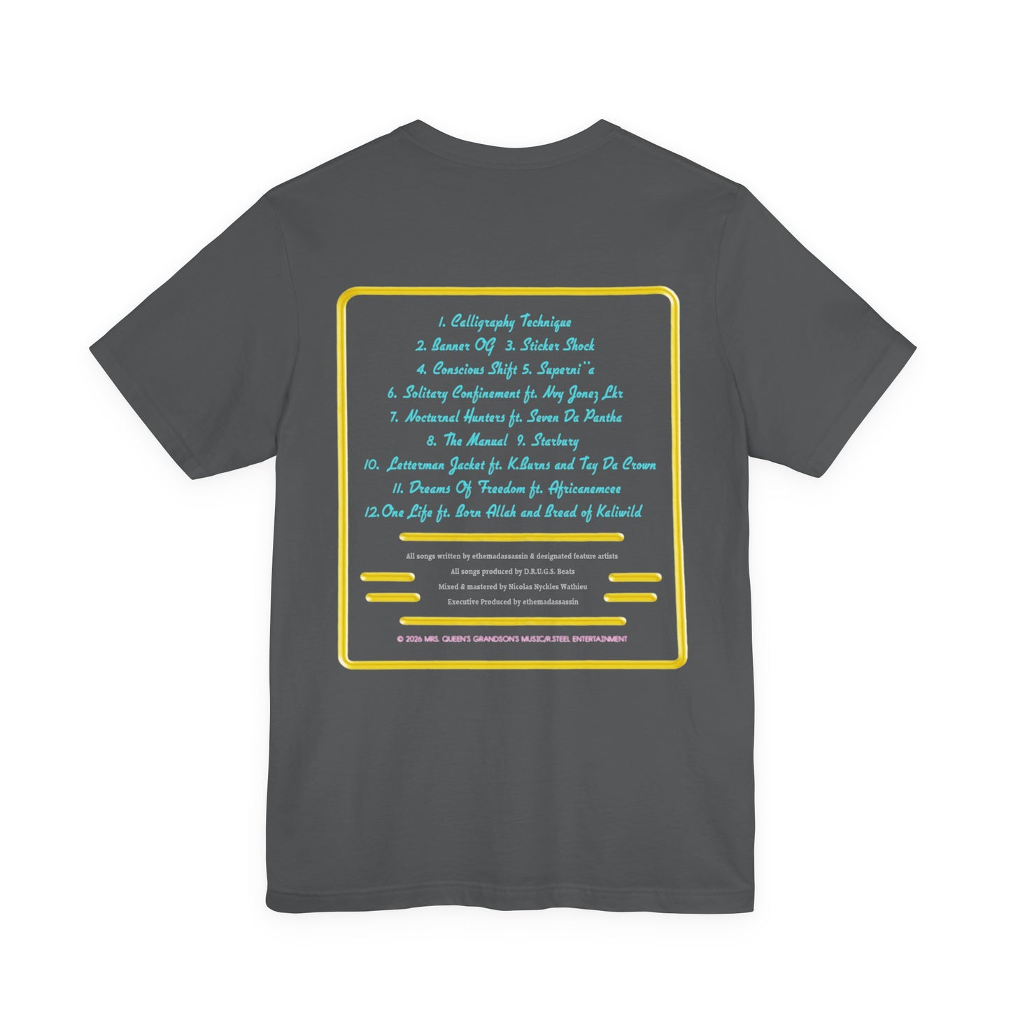 ethemadassassin - LATE NIGHT WITH WAVE LETTERMAN Unisex Tee
