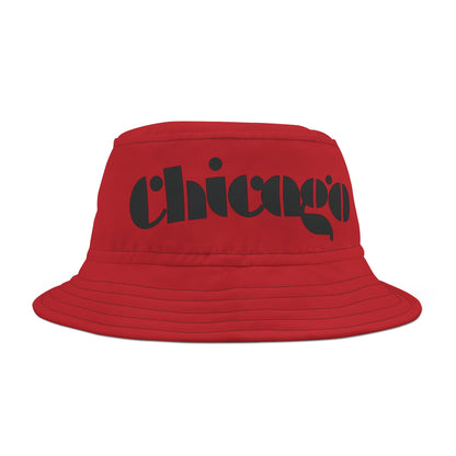 Chicago Bucket Hat - Red