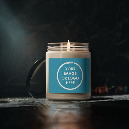 Personalized Scented Soy Candles (9oz) by Crispy Graphics