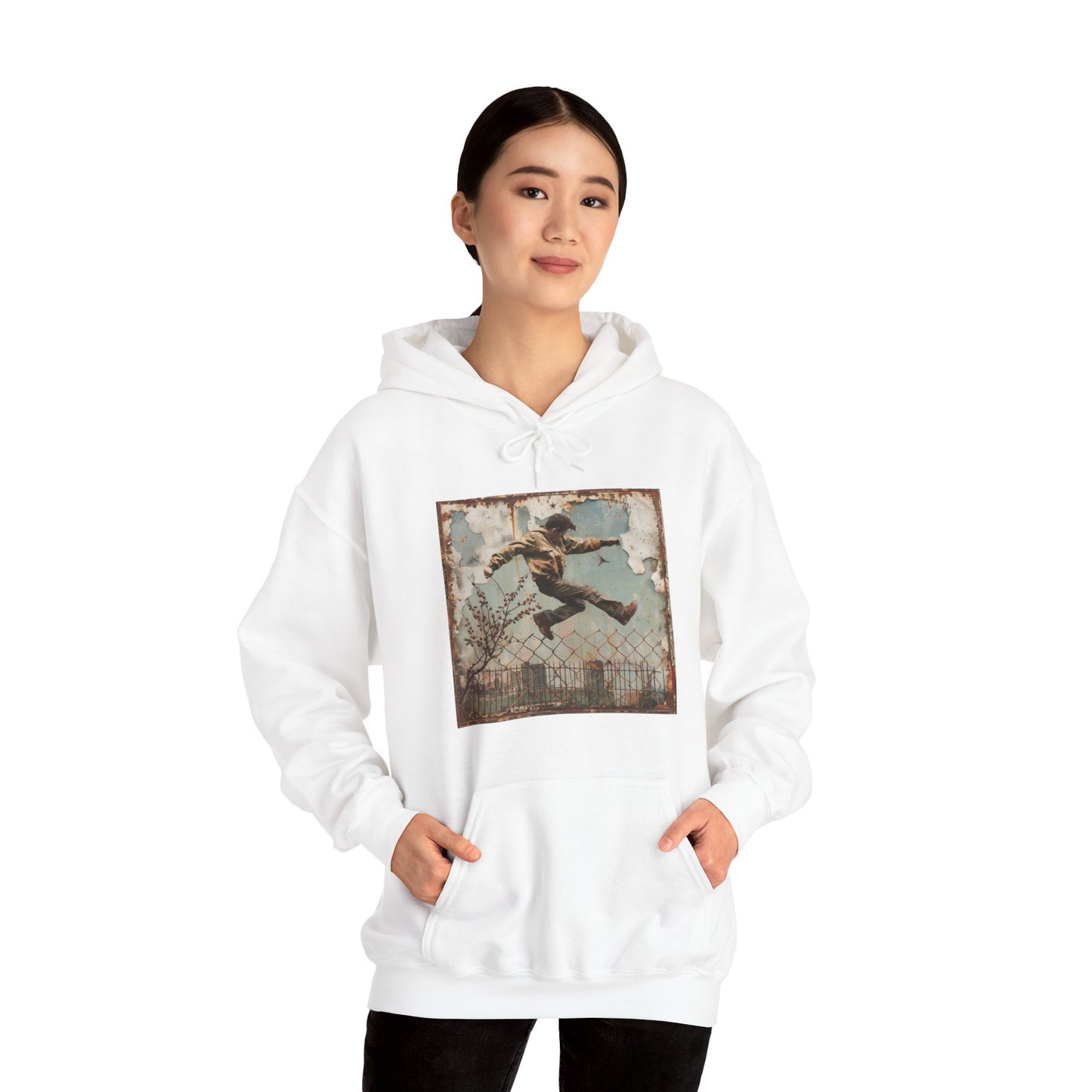 HOPPING THE FENCE - Hooded Sweatshirt