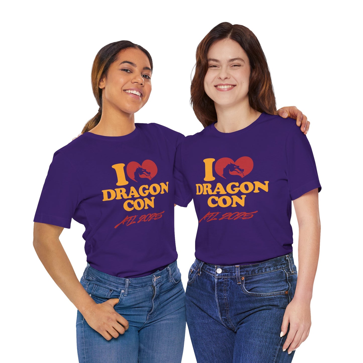 I Love Dragon Con Short Sleeve Tee, Unisex Dragon Con T-Shirt, Convention Shirt, Geek Apparel, Fan Event Tee