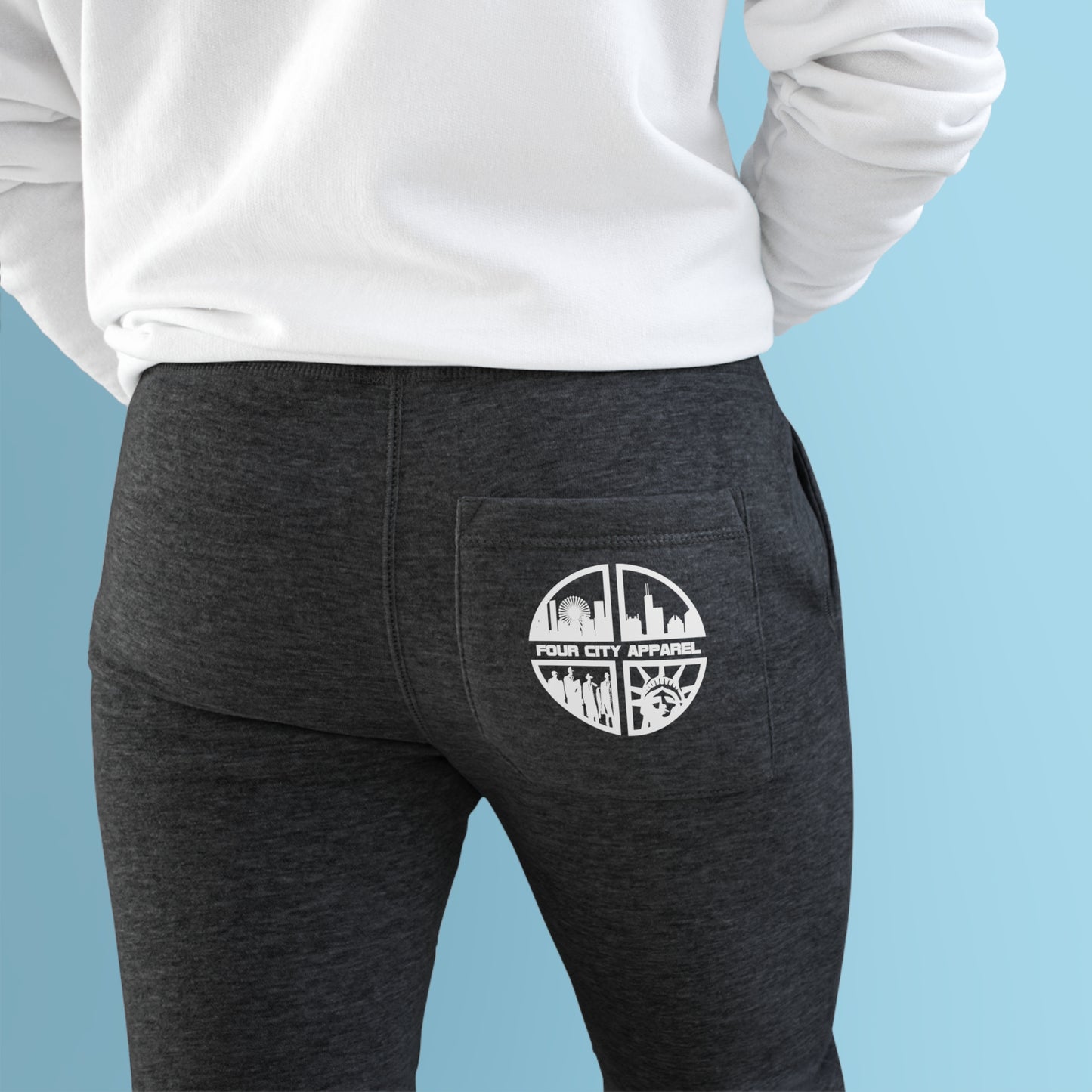 Four City Apparel Logo - Unisex Fleece Joggers