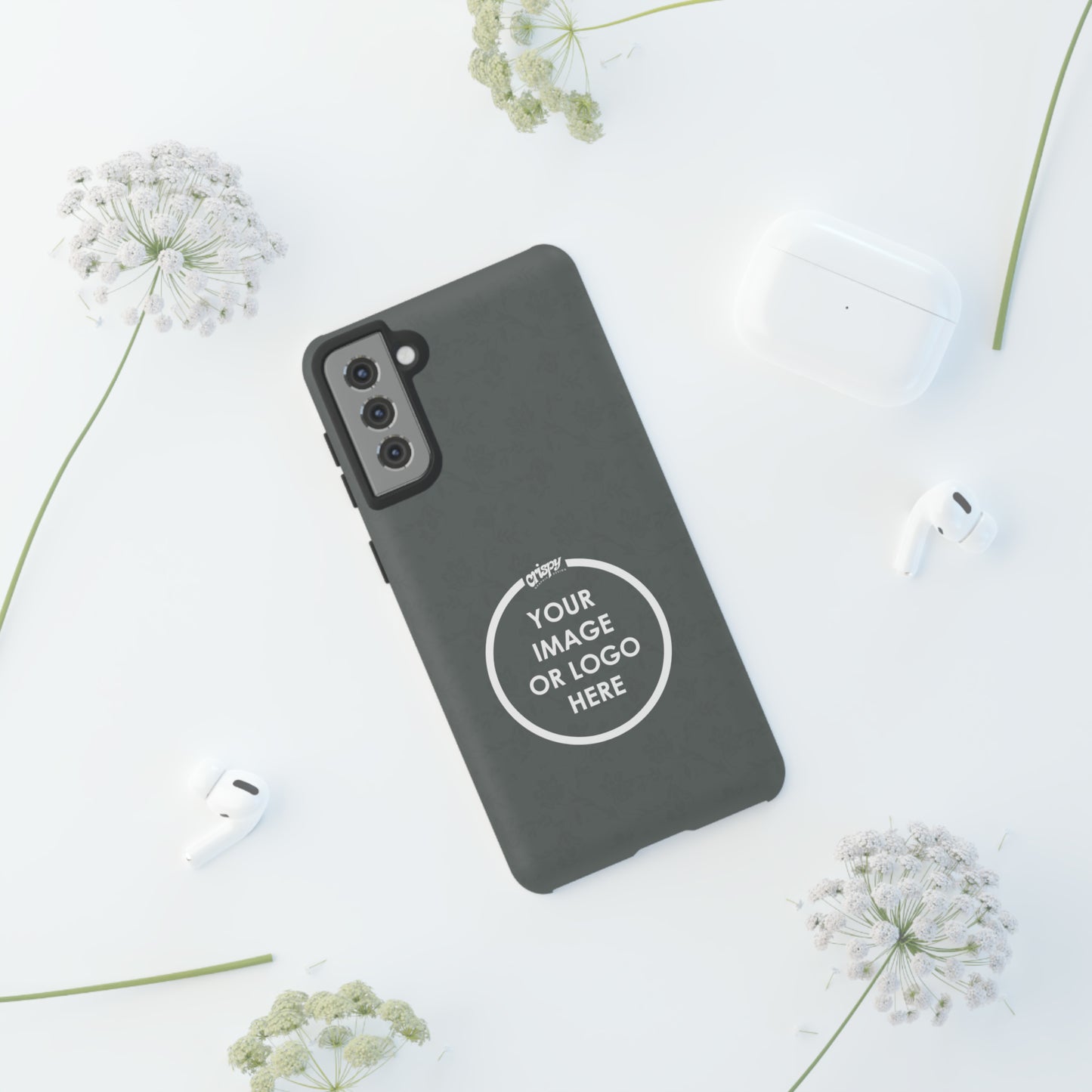 Personalized Galaxy & Pixel Phone Tough Cases by Crispy Graphics