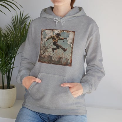 HOPPING THE FENCE - Hooded Sweatshirt