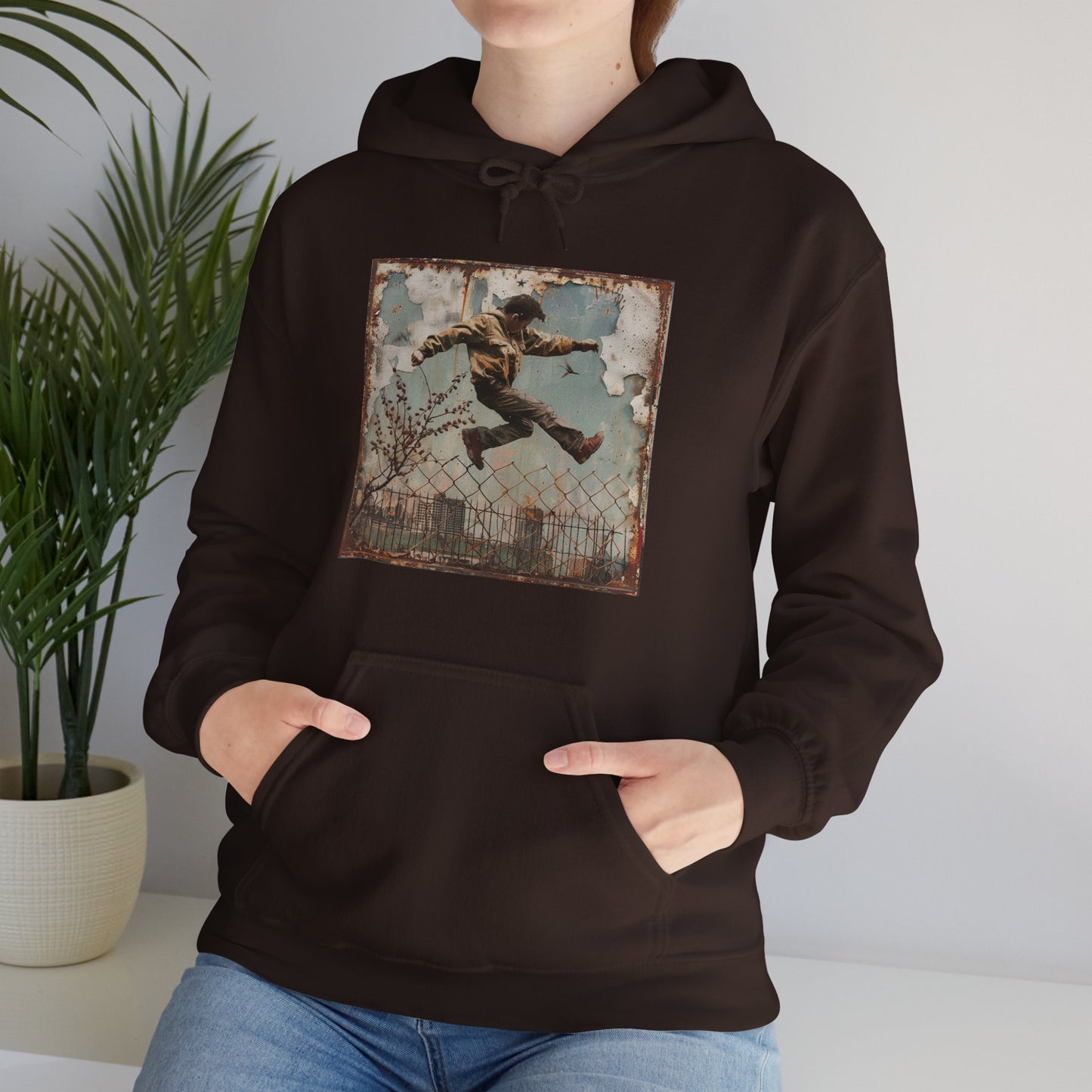 HOPPING THE FENCE - Hooded Sweatshirt