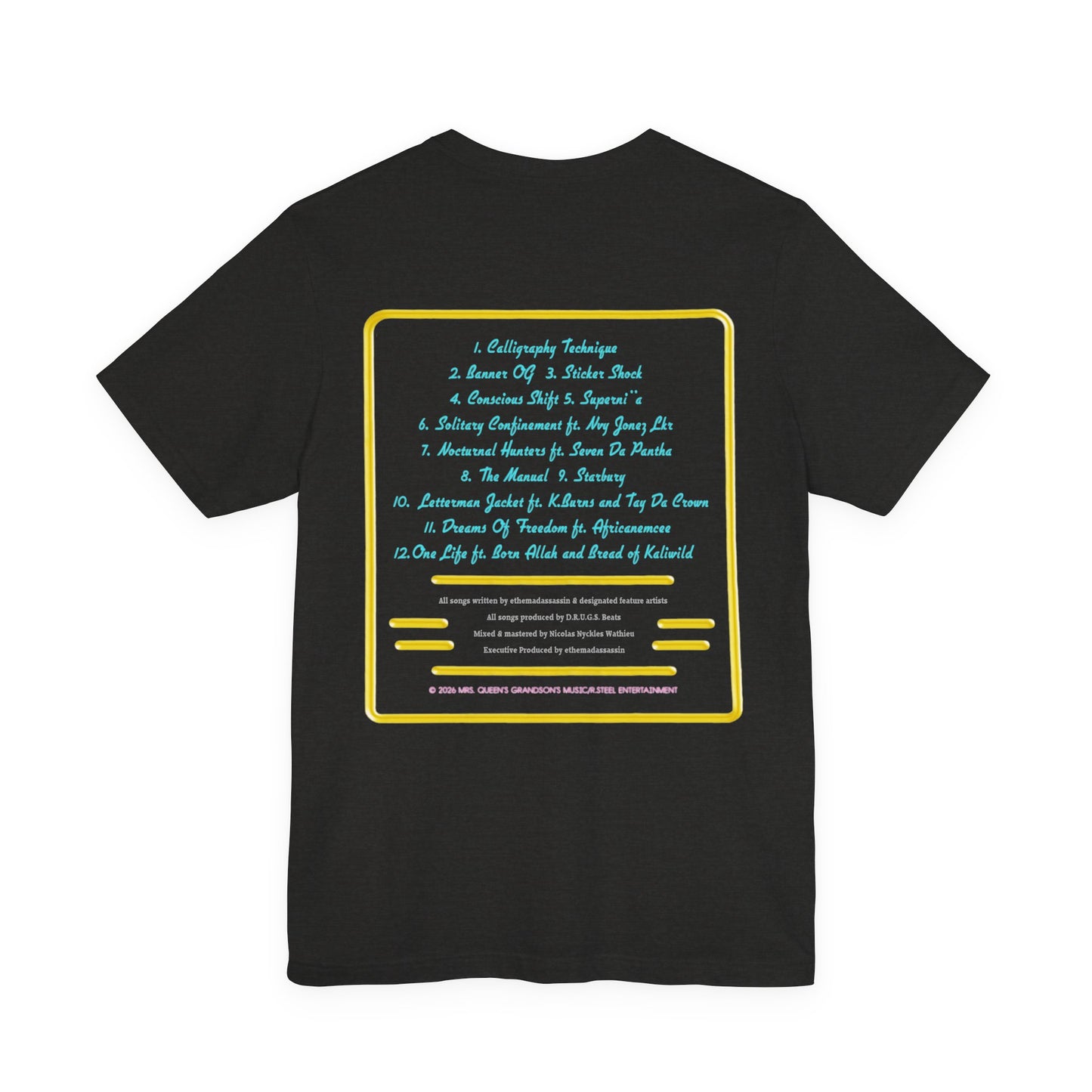 ethemadassassin - LATE NIGHT WITH WAVE LETTERMAN Unisex Tee