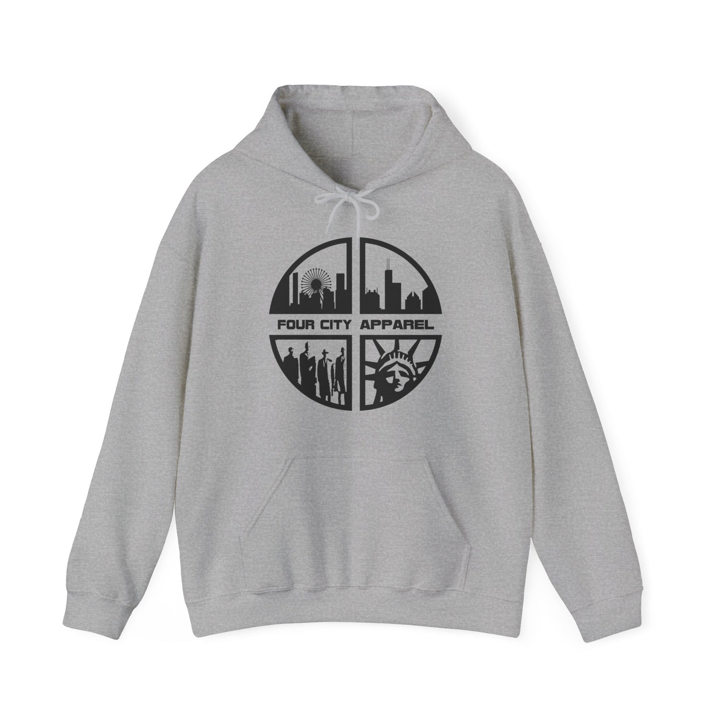 Four City Emblem Hoodie