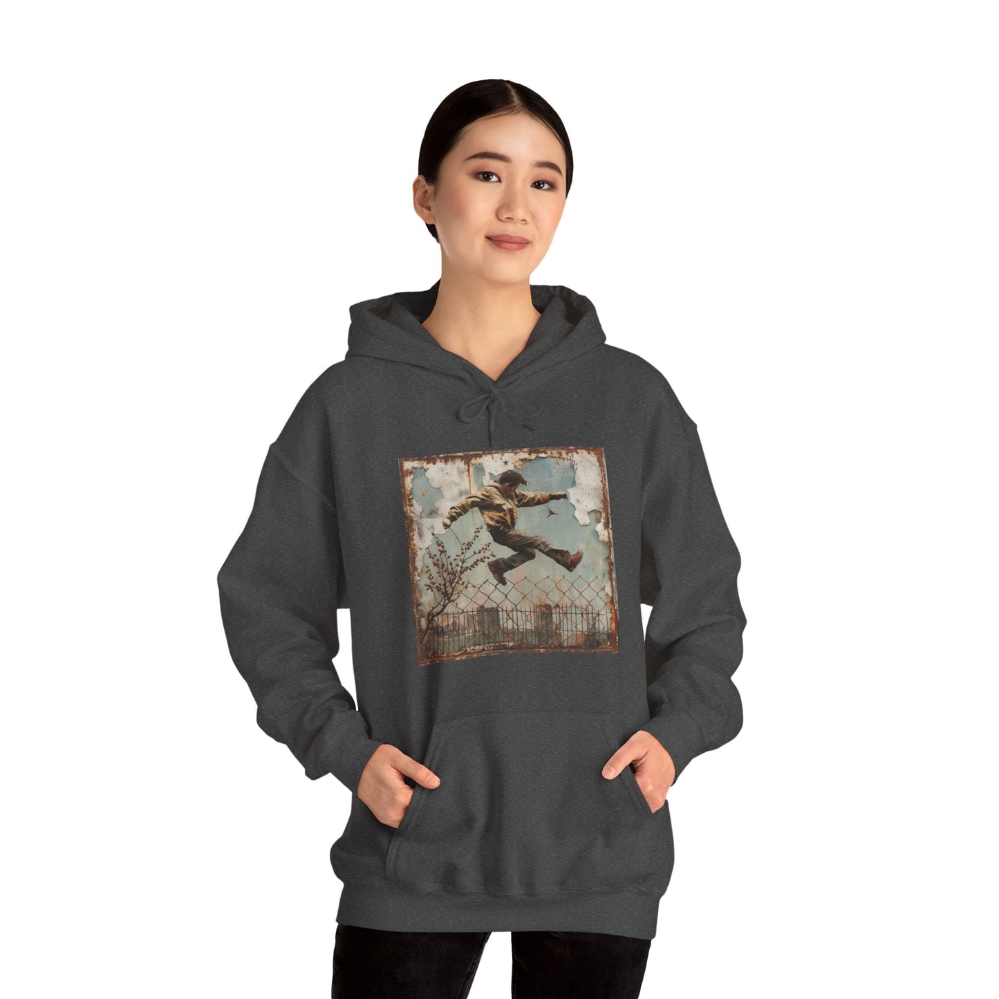 HOPPING THE FENCE - Hooded Sweatshirt