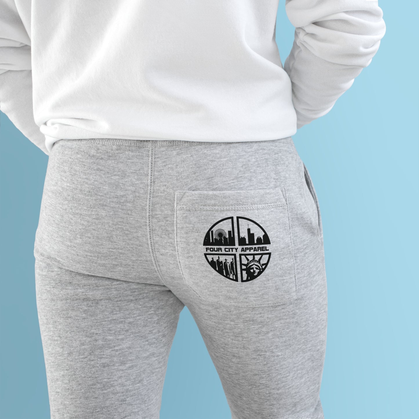 Four City Apparel Logo - Unisex Fleece Joggers