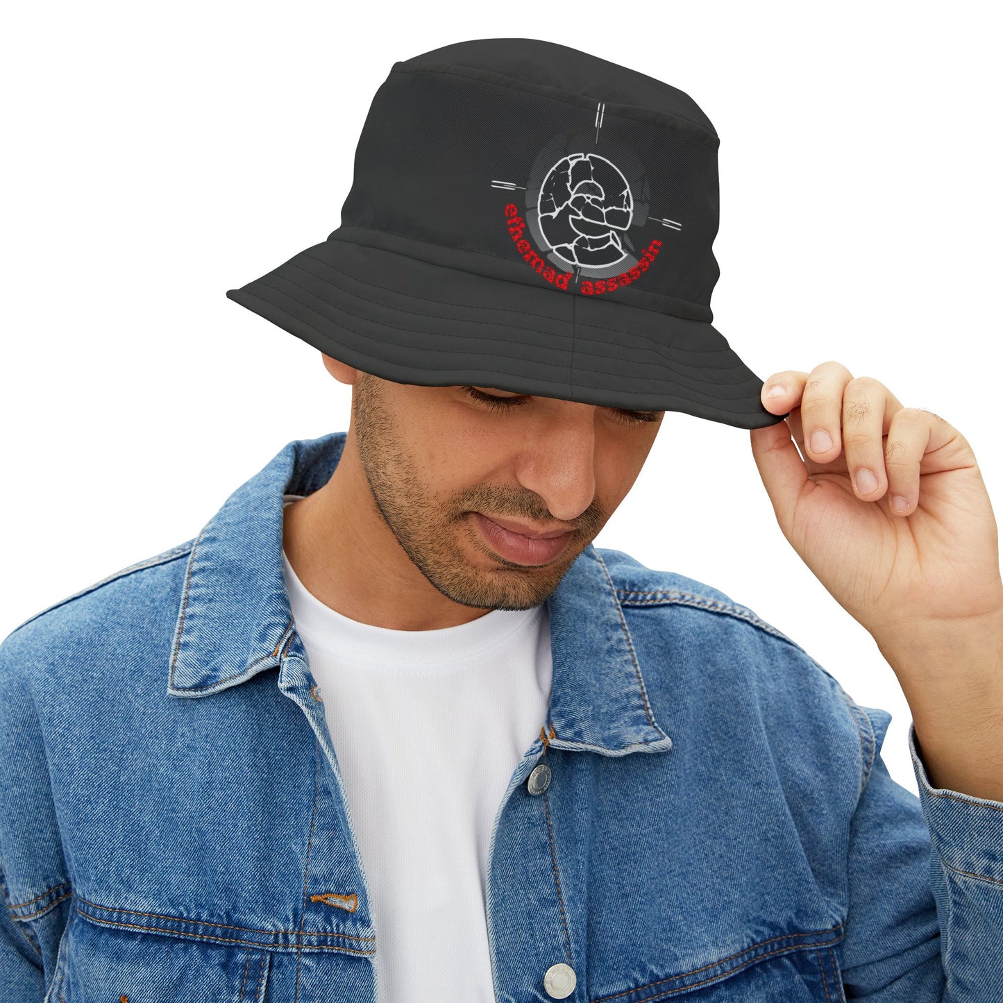 ethemadassassin Logo Bucket Hat (Black)