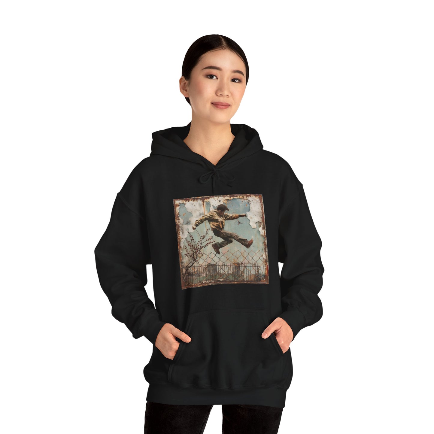 HOPPING THE FENCE - Hooded Sweatshirt