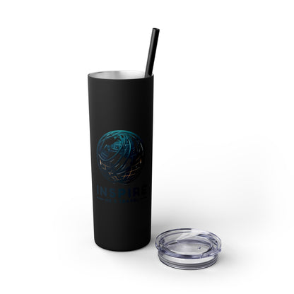 Inspire Me 2 Travel - Skinny Tumbler with Straw, 20oz