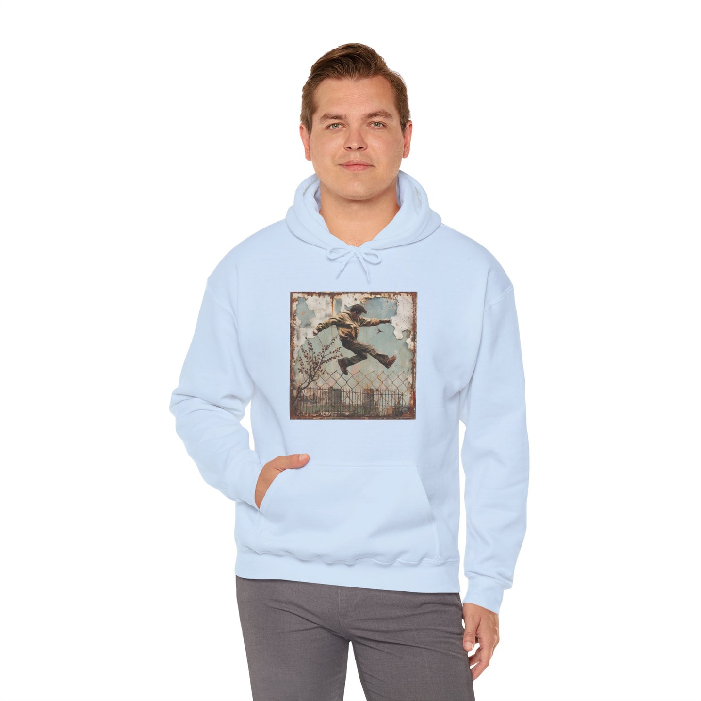 HOPPING THE FENCE - Hooded Sweatshirt