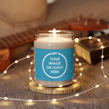 Personalized Scented Soy Candles (9oz) by Crispy Graphics