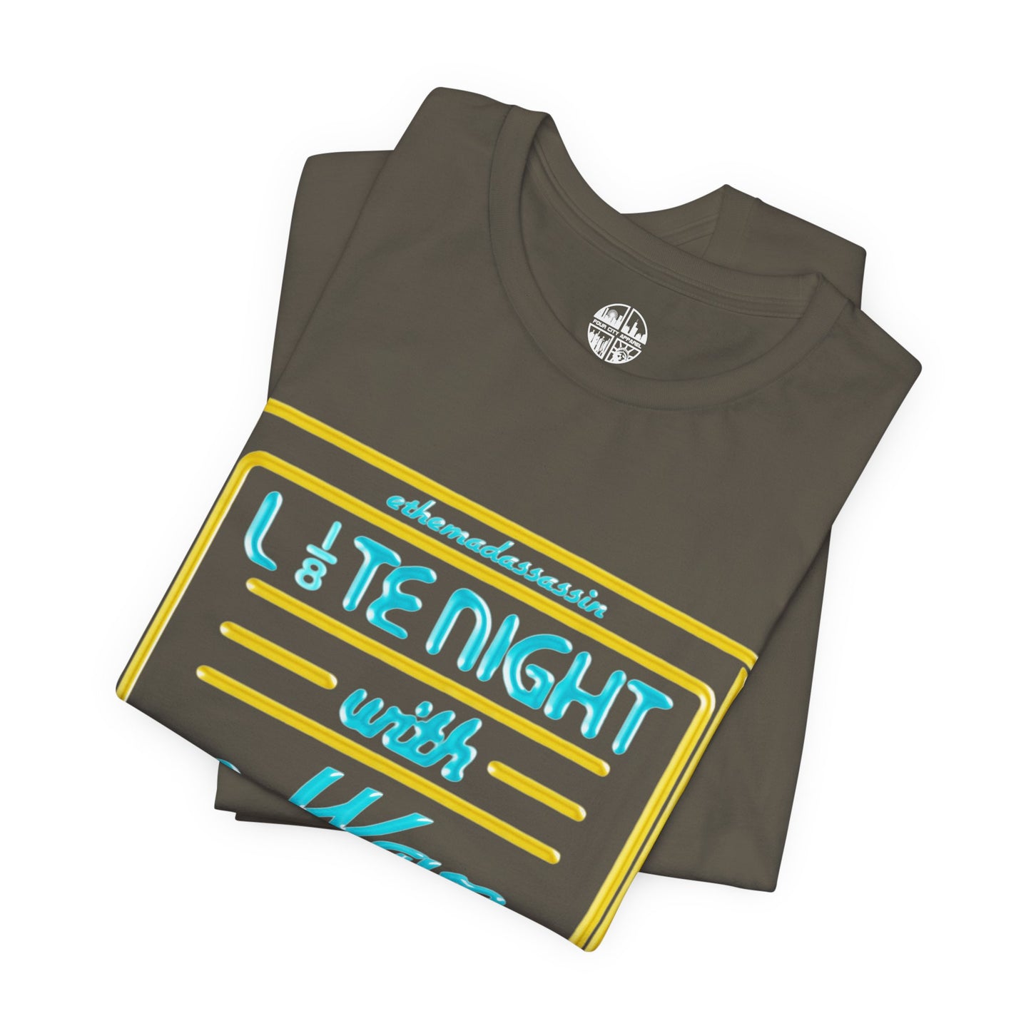 ethemadassassin - LATE NIGHT WITH WAVE LETTERMAN Unisex Tee