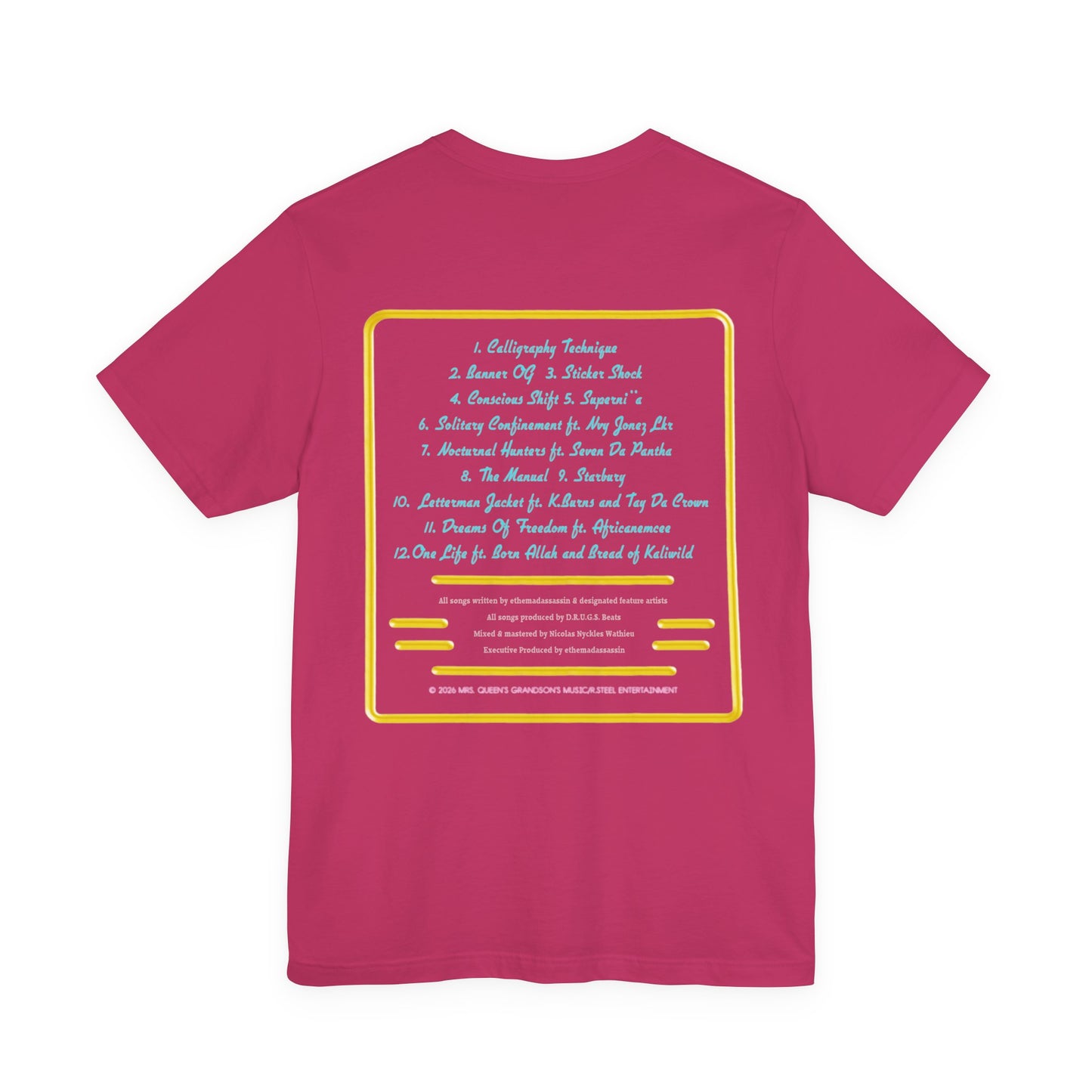 ethemadassassin - LATE NIGHT WITH WAVE LETTERMAN Unisex Tee