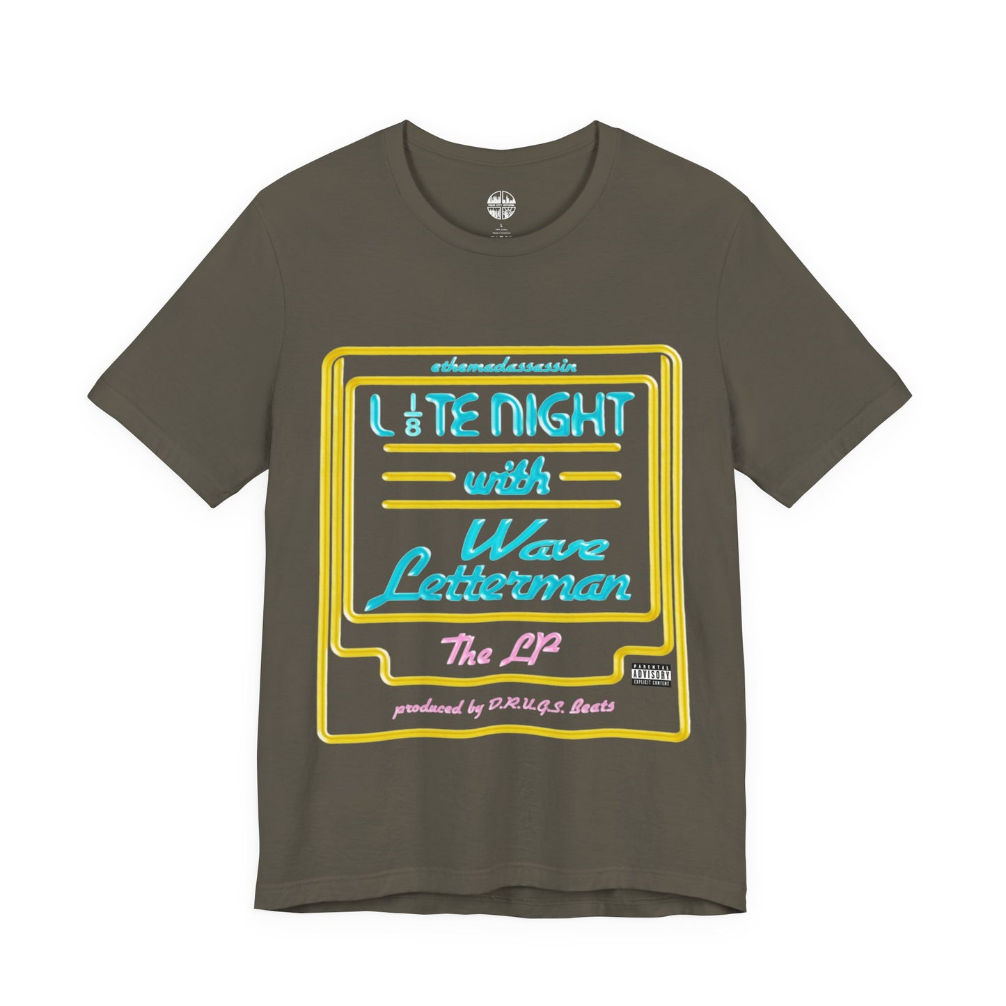 ethemadassassin - LATE NIGHT WITH WAVE LETTERMAN Unisex Tee