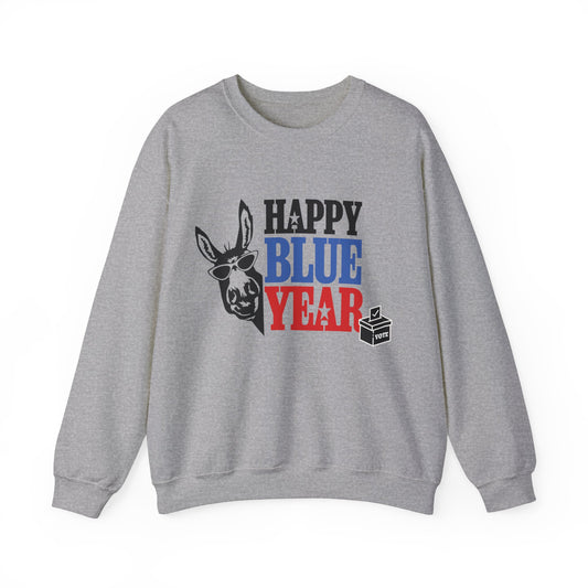 Happy Blue Year - Unisex Crewneck Sweatshirt