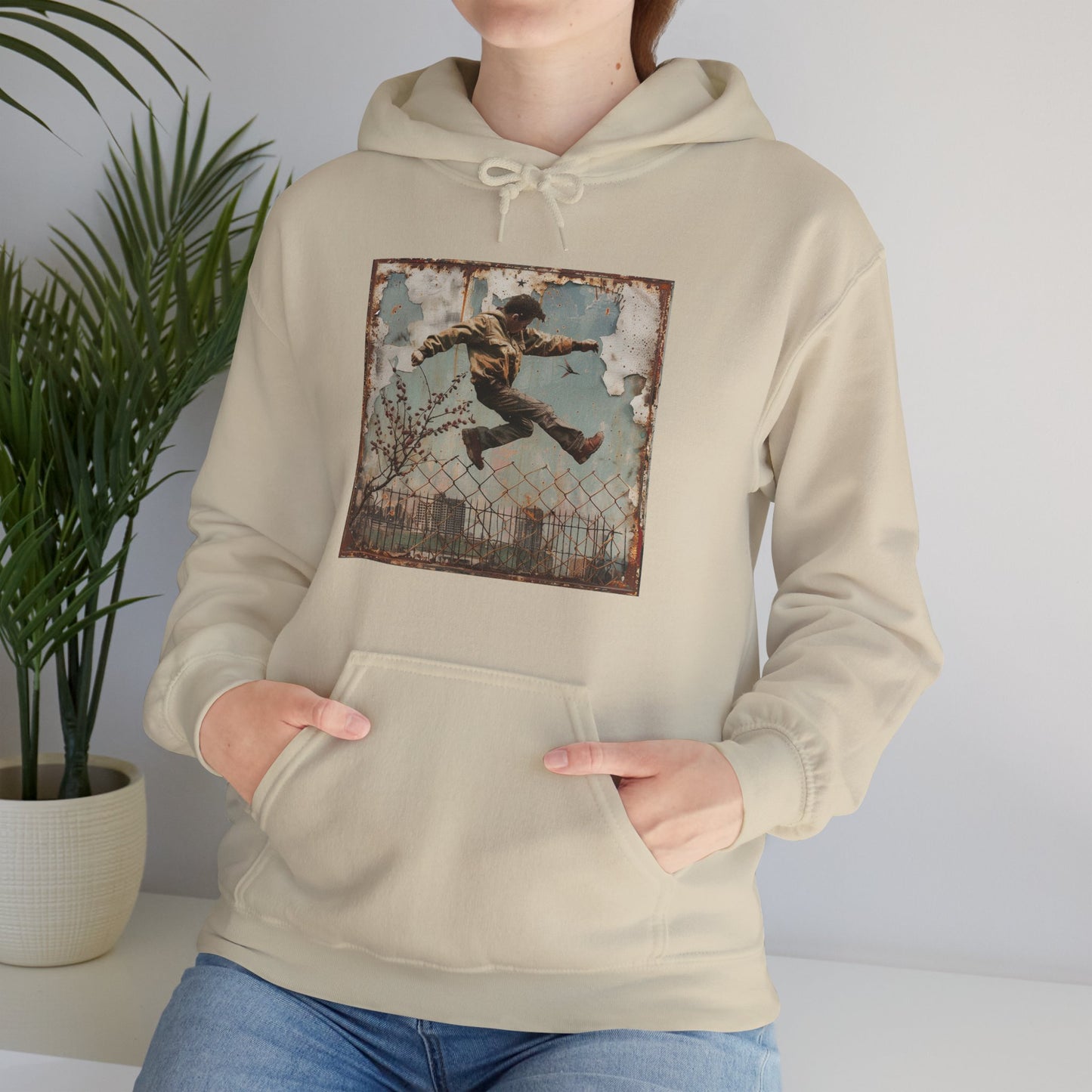 HOPPING THE FENCE - Hooded Sweatshirt