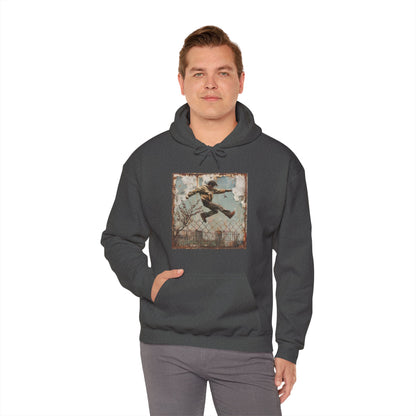 HOPPING THE FENCE - Hooded Sweatshirt