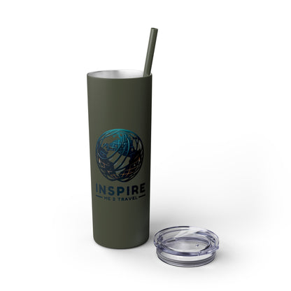 Inspire Me 2 Travel - Skinny Tumbler with Straw, 20oz