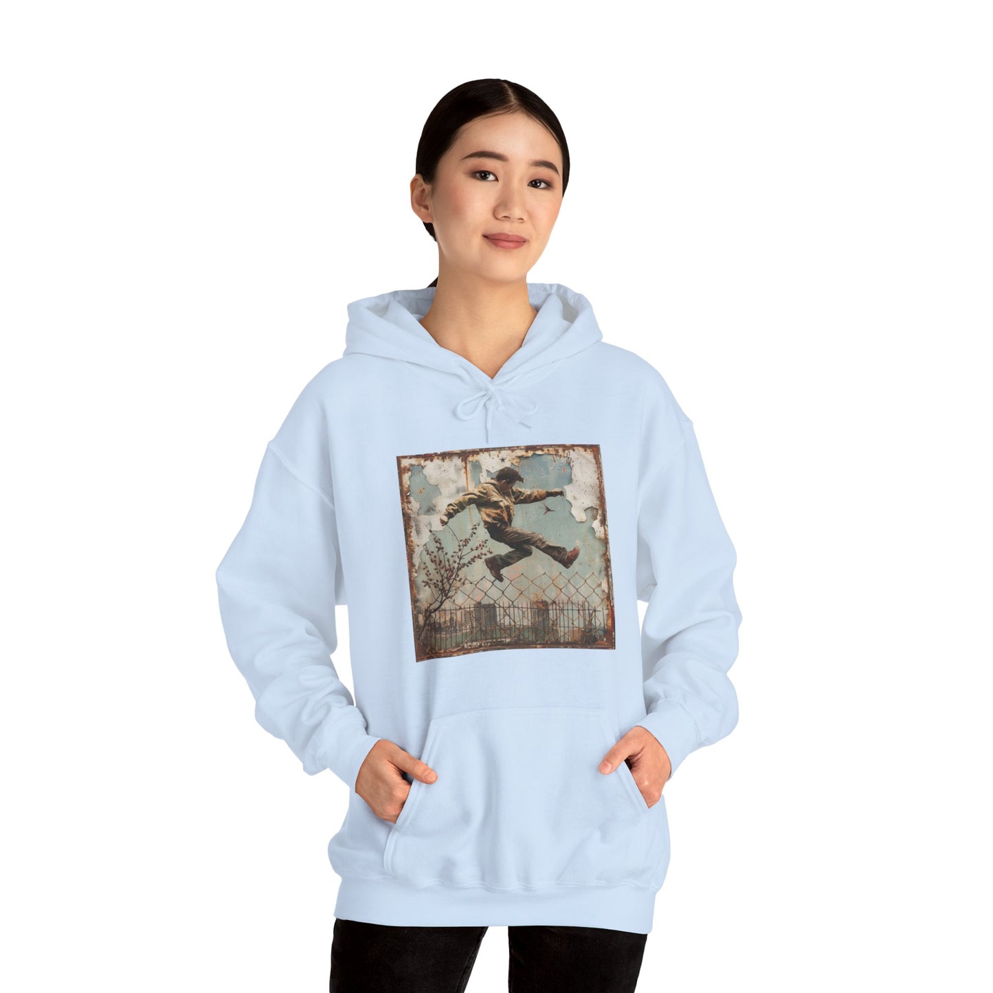 HOPPING THE FENCE - Hooded Sweatshirt