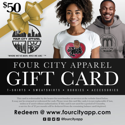 Four City Apparel Gift Card